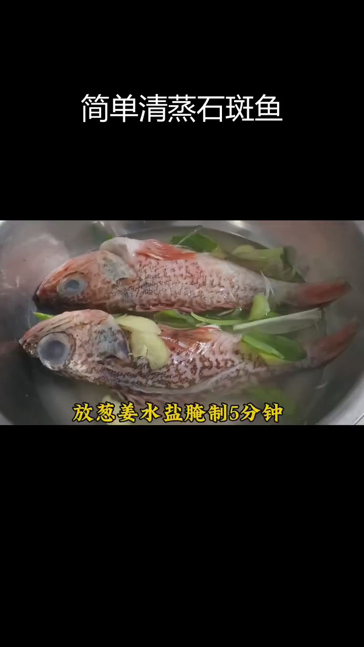 清蒸红石斑鱼的做法