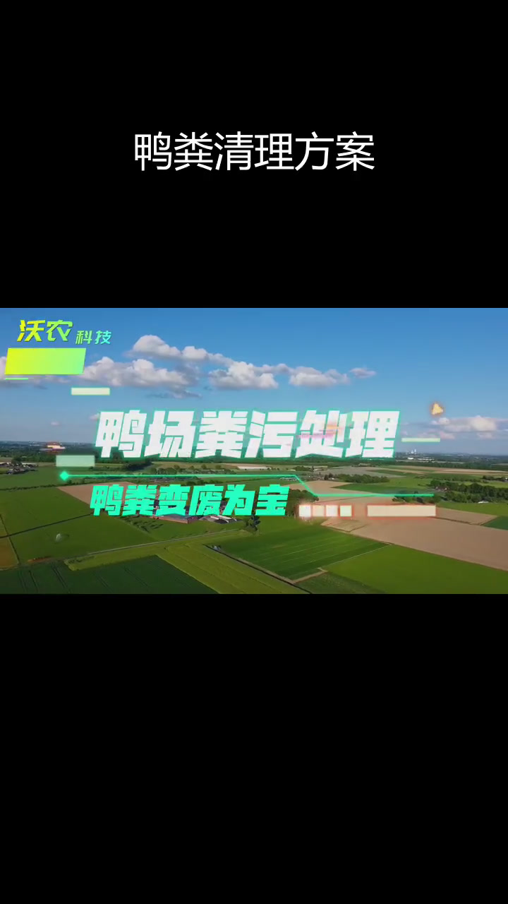 鸭粪如何高效处理?
