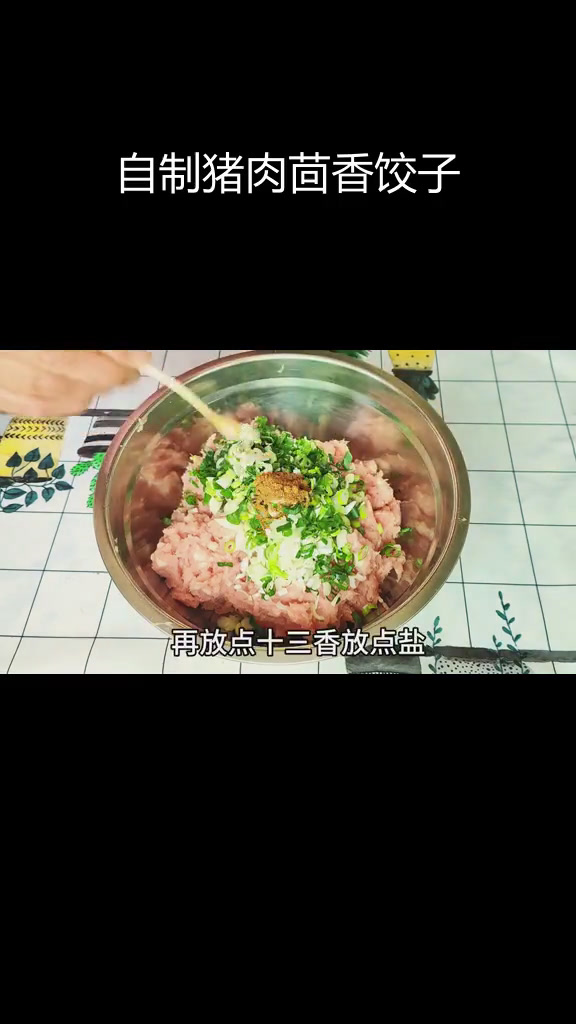 猪肉茴香饺子馅的完美做法,简单又美味