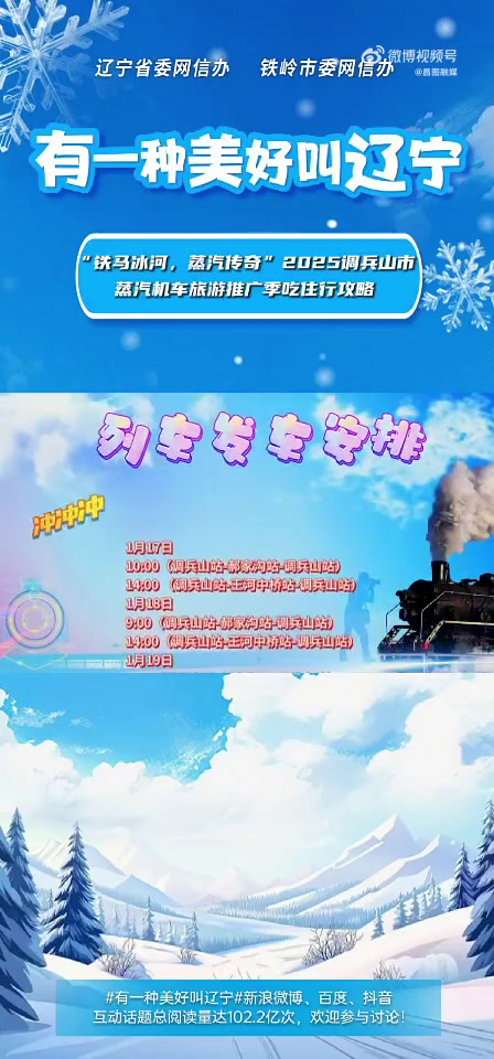 铁马冰河,蒸汽传奇振兴新突破辽宁杠杠滴 2025年调兵山市蒸汽机车旅游推广季吃住行攻略