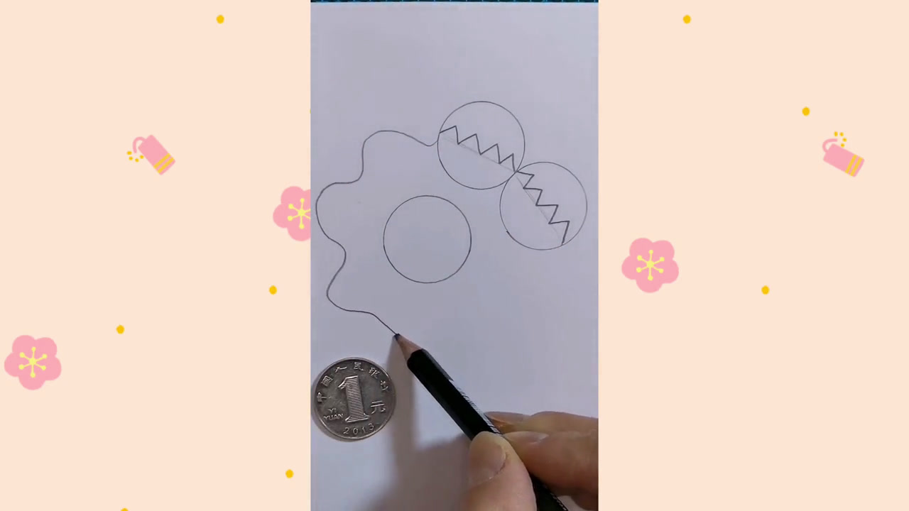 创意简笔画:画鸡蛋教程
