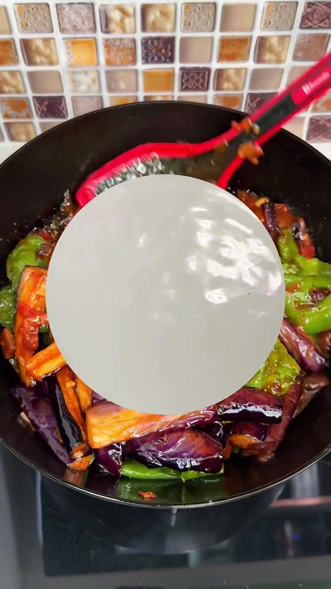 虎皮辣子烧茄子