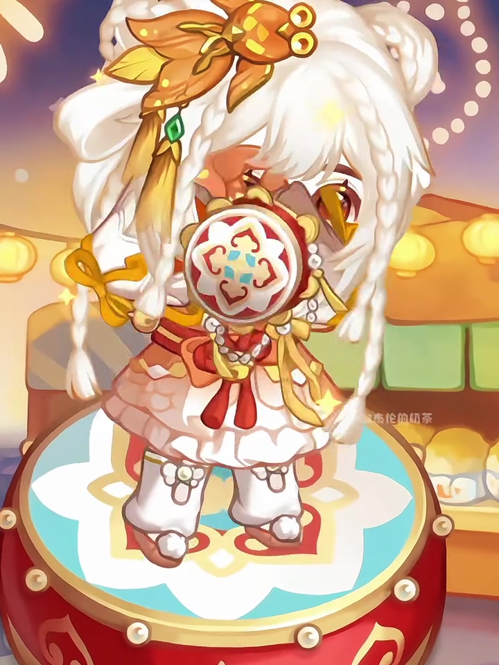 袖子搭配金鱼裙秒变金鱼姬