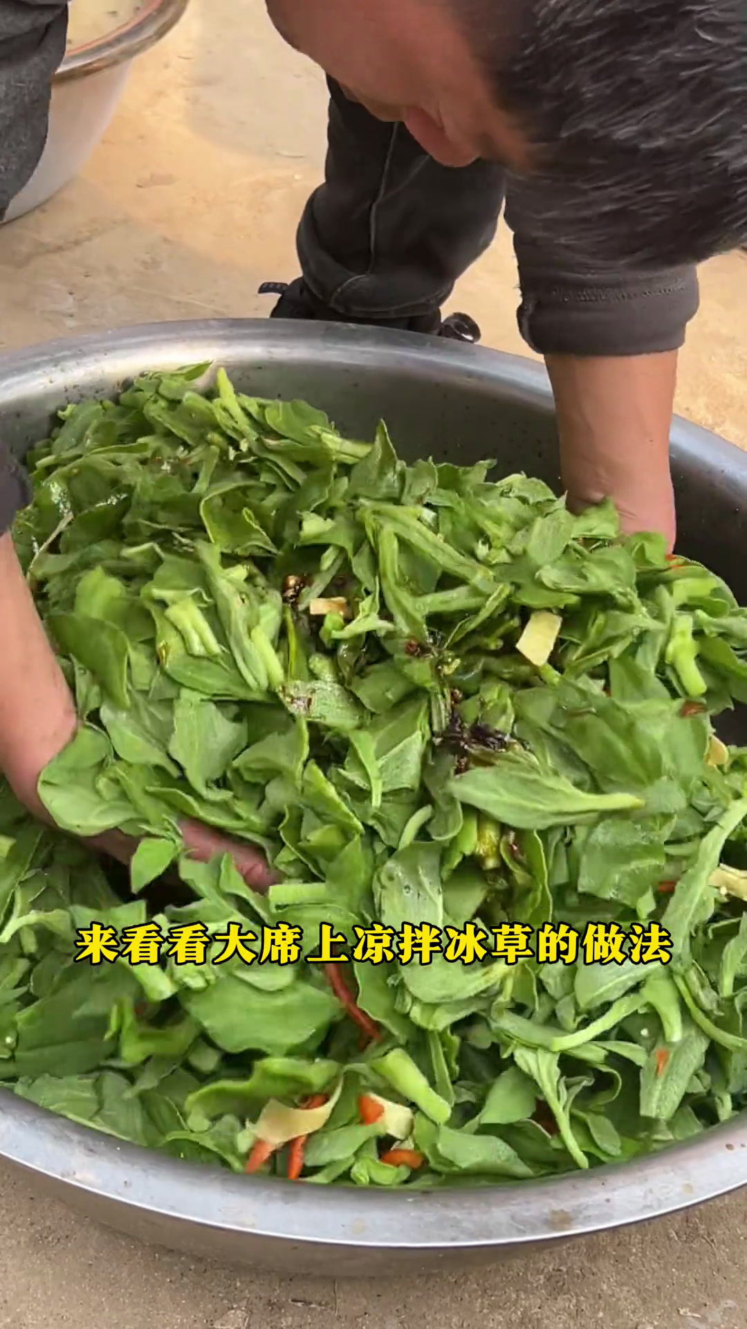 大席少见菜凉拌冰草,你们哪里都是怎么做呢?