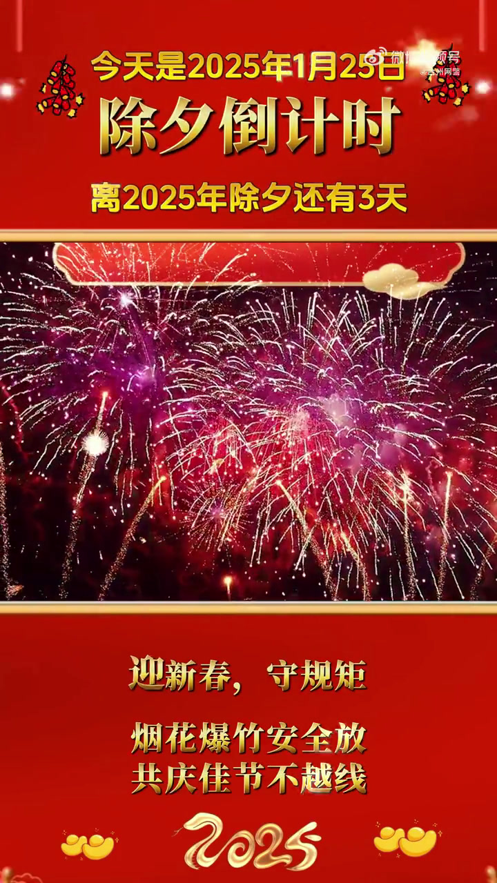 迎新春,守规矩,烟花爆竹安全放,共庆佳节不越线