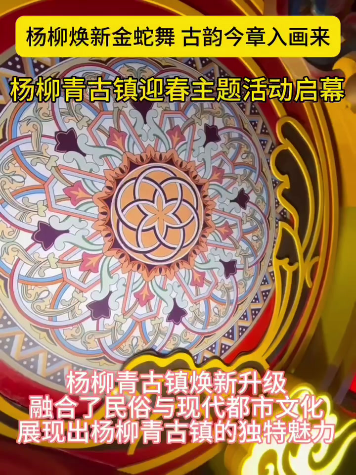 「新春走基层」古镇焕新 贺岁新春!杨柳青古镇迎春主题活动启幕