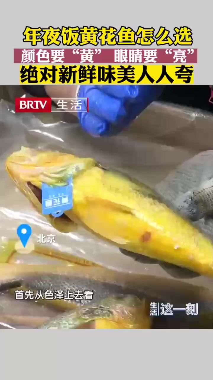 颜色要“黄”眼睛要“亮” 两招选到新鲜味美黄花鱼