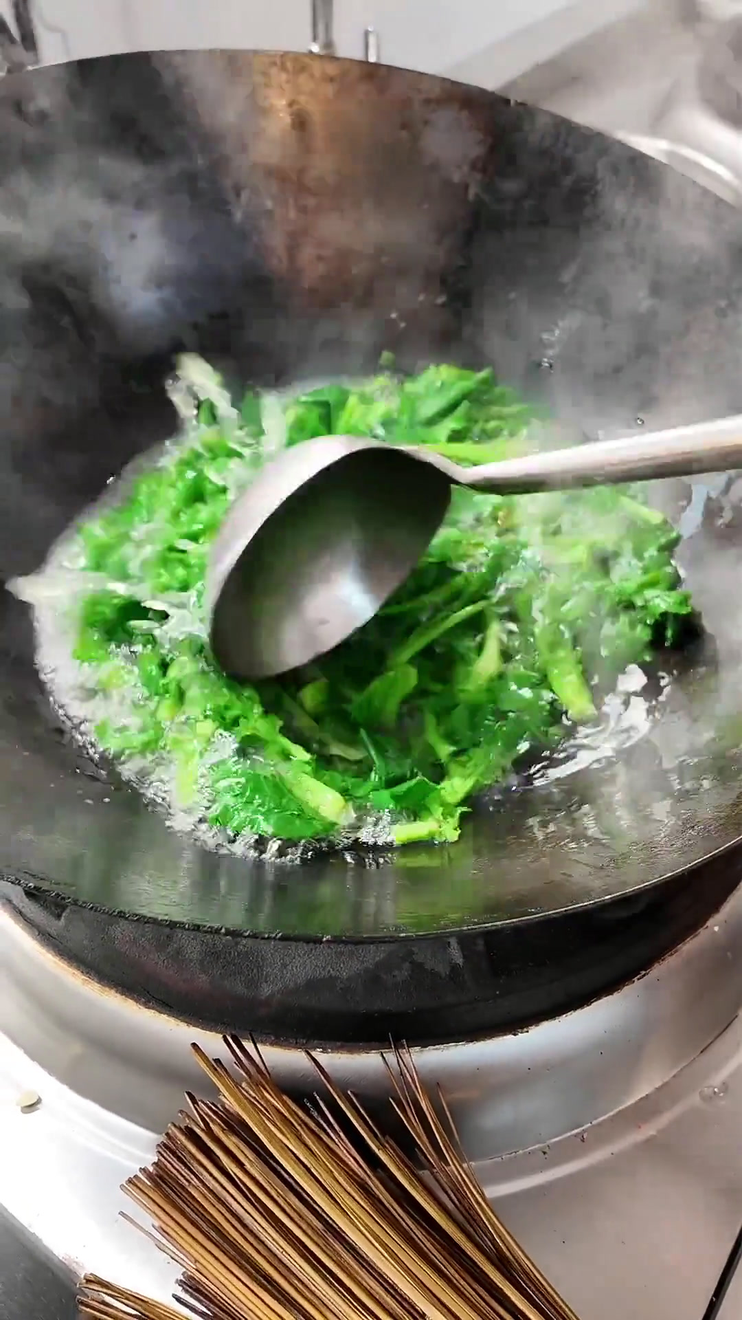 烧烤店芥末小油菜做法