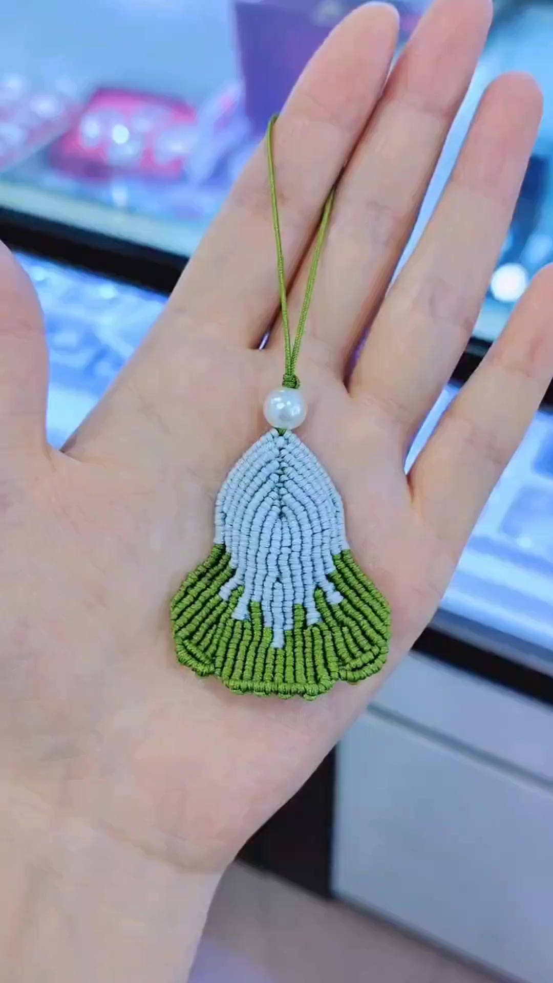白菜叶子小挂件教程