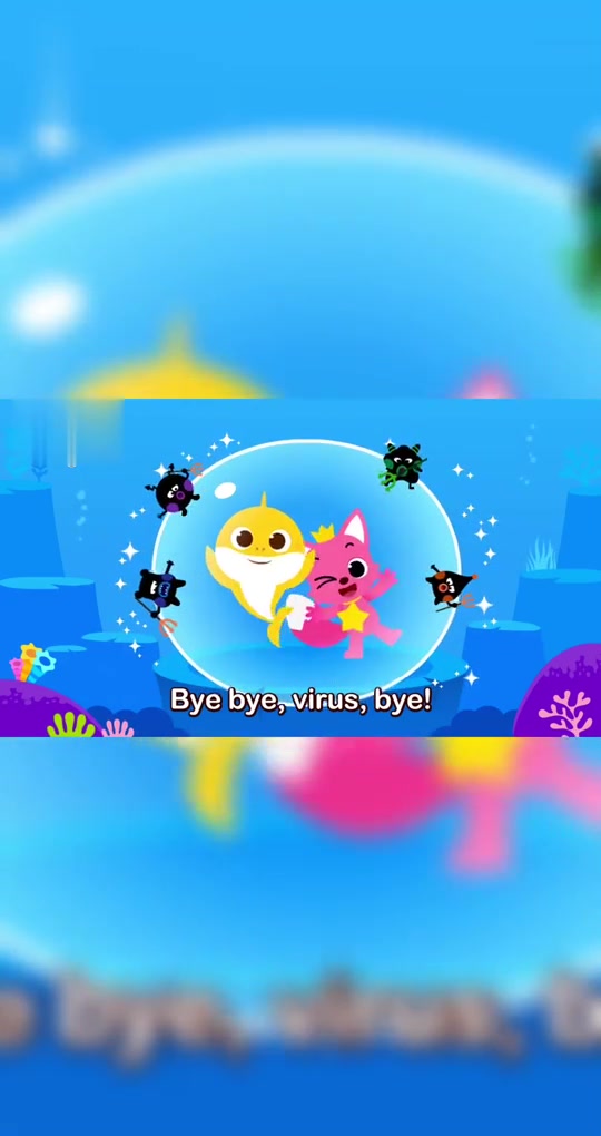 鲨鱼一家子碰碰狐英文