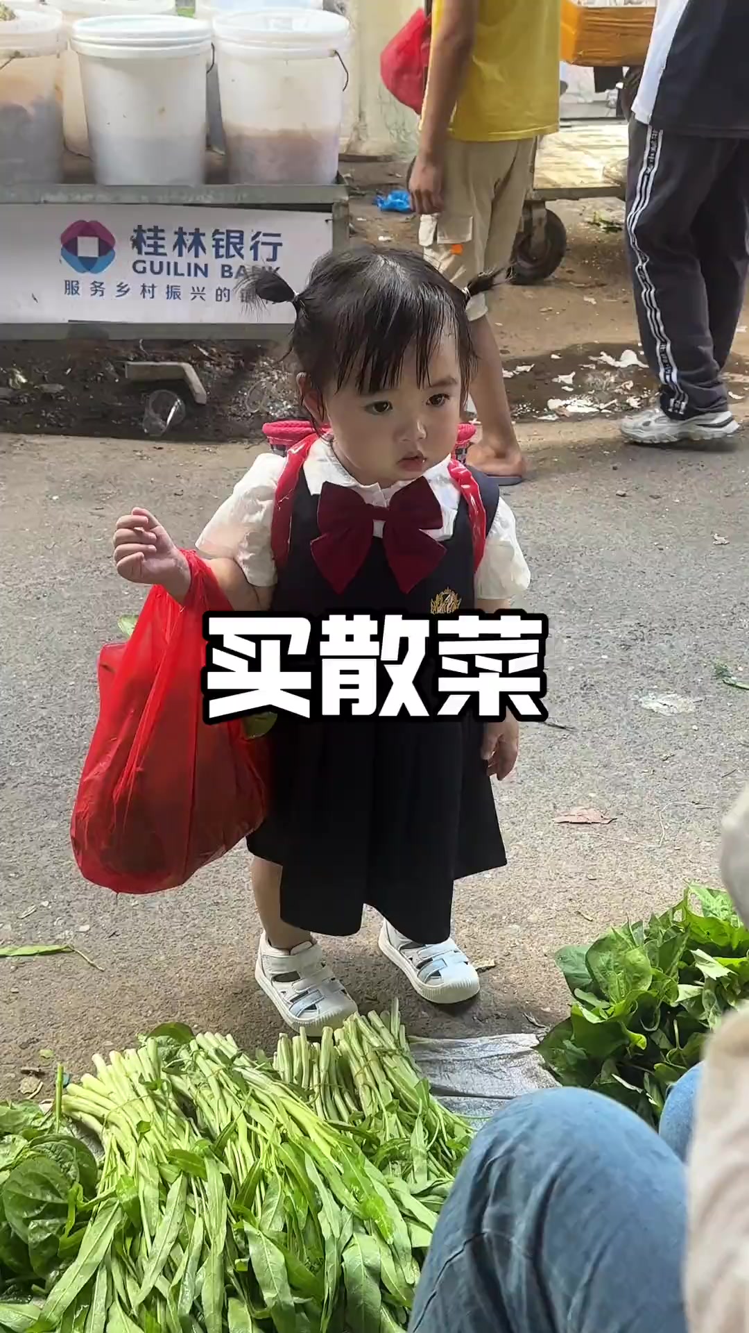人类幼崽出去买 散菜 啦～