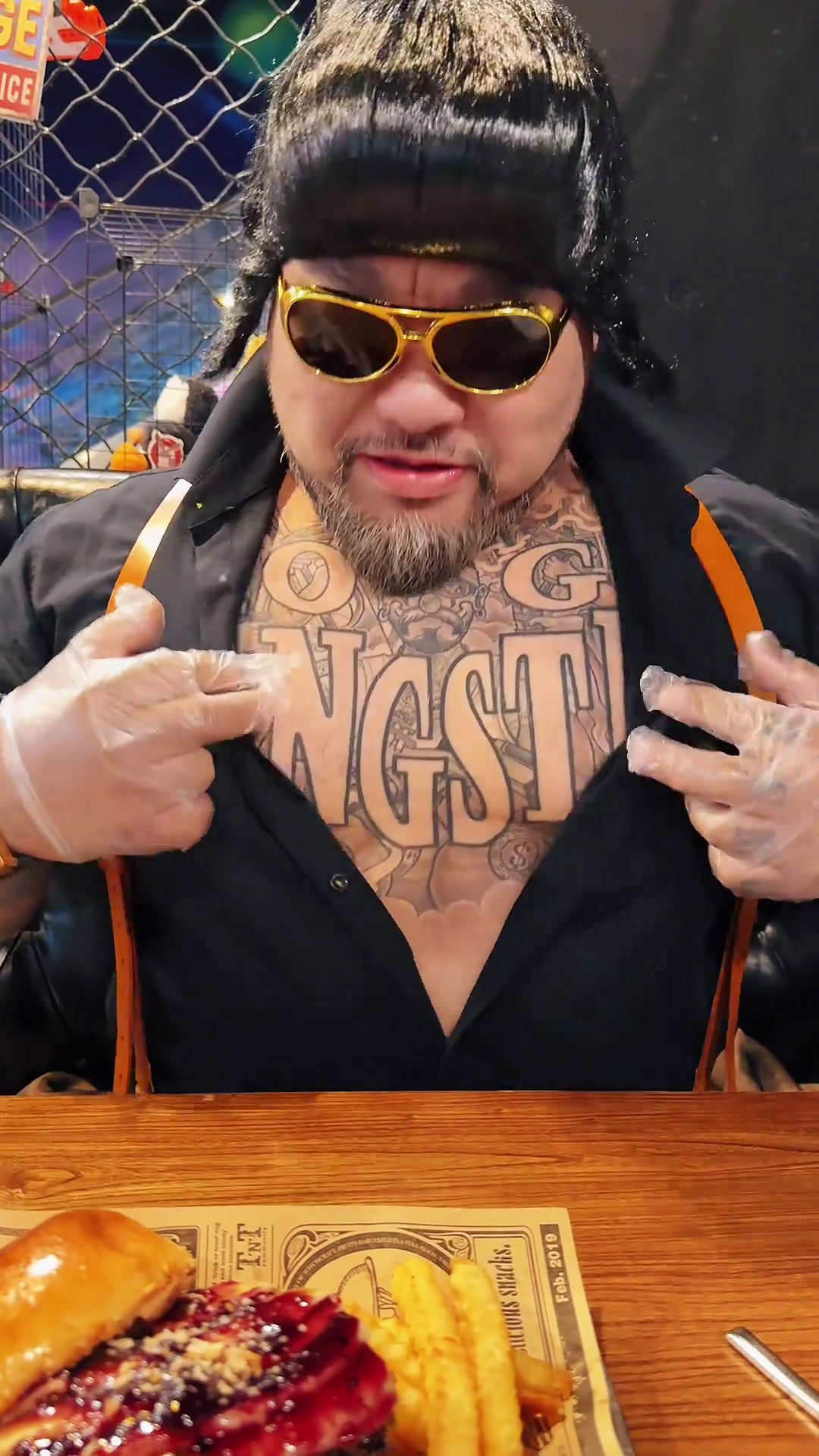 OG美式汉堡新品“猫王”汉堡