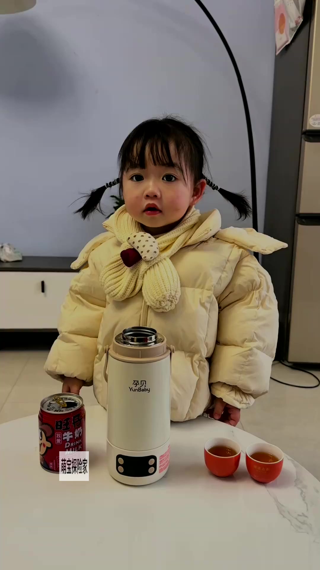果然女孩子爱喝奶茶是不分年龄的～