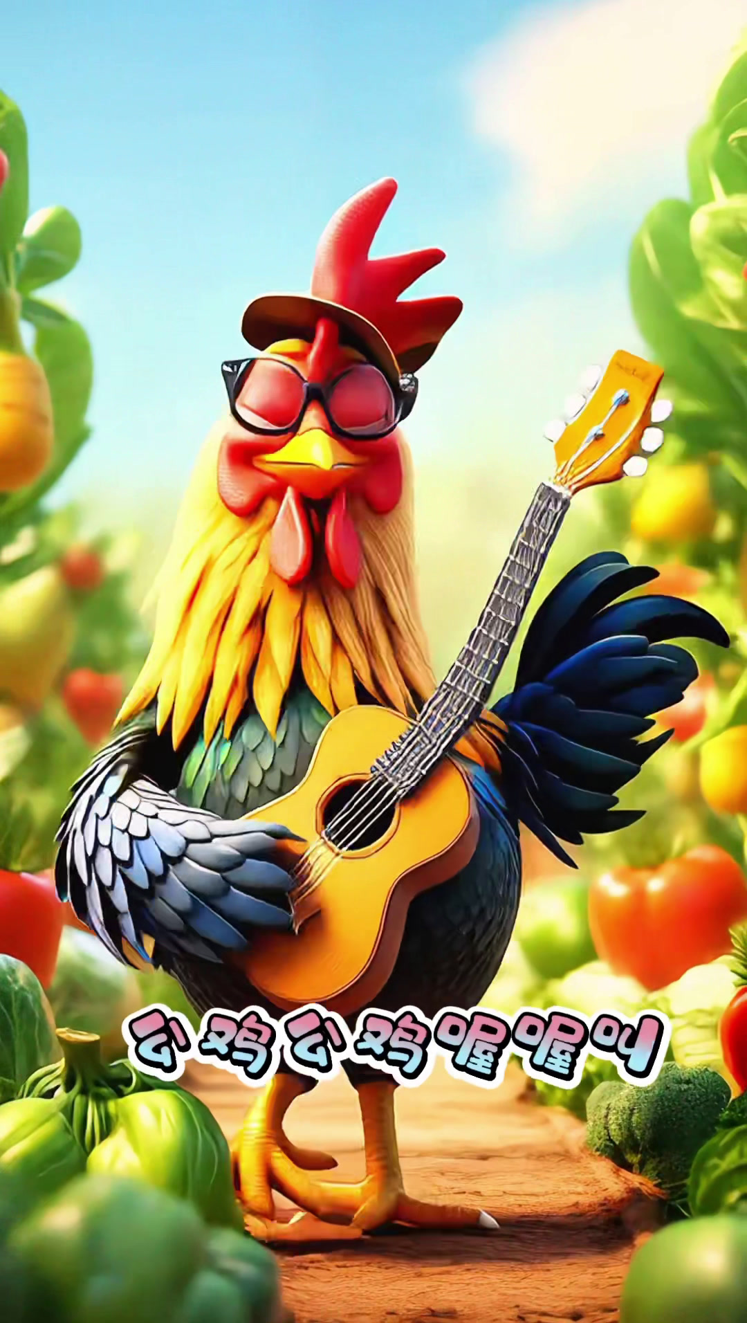 宝宝启蒙早教儿歌动画公鸡喔喔叫