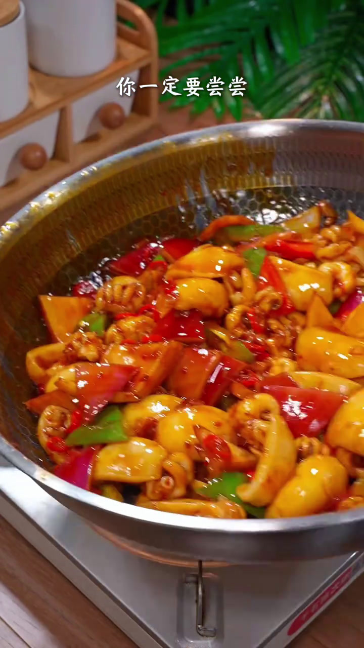干锅墨鱼仔