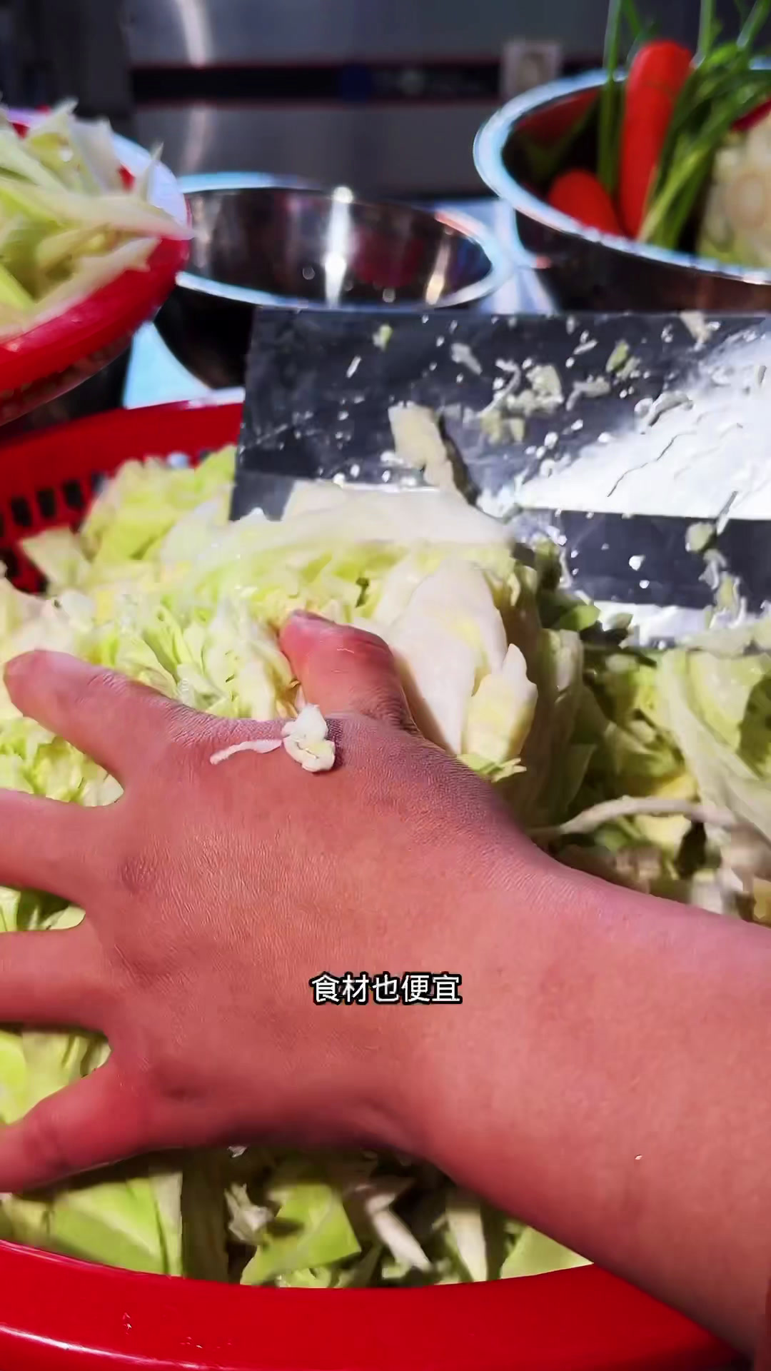 工地大锅饭,用简单的食材,做工友们干净卫生的下饭菜