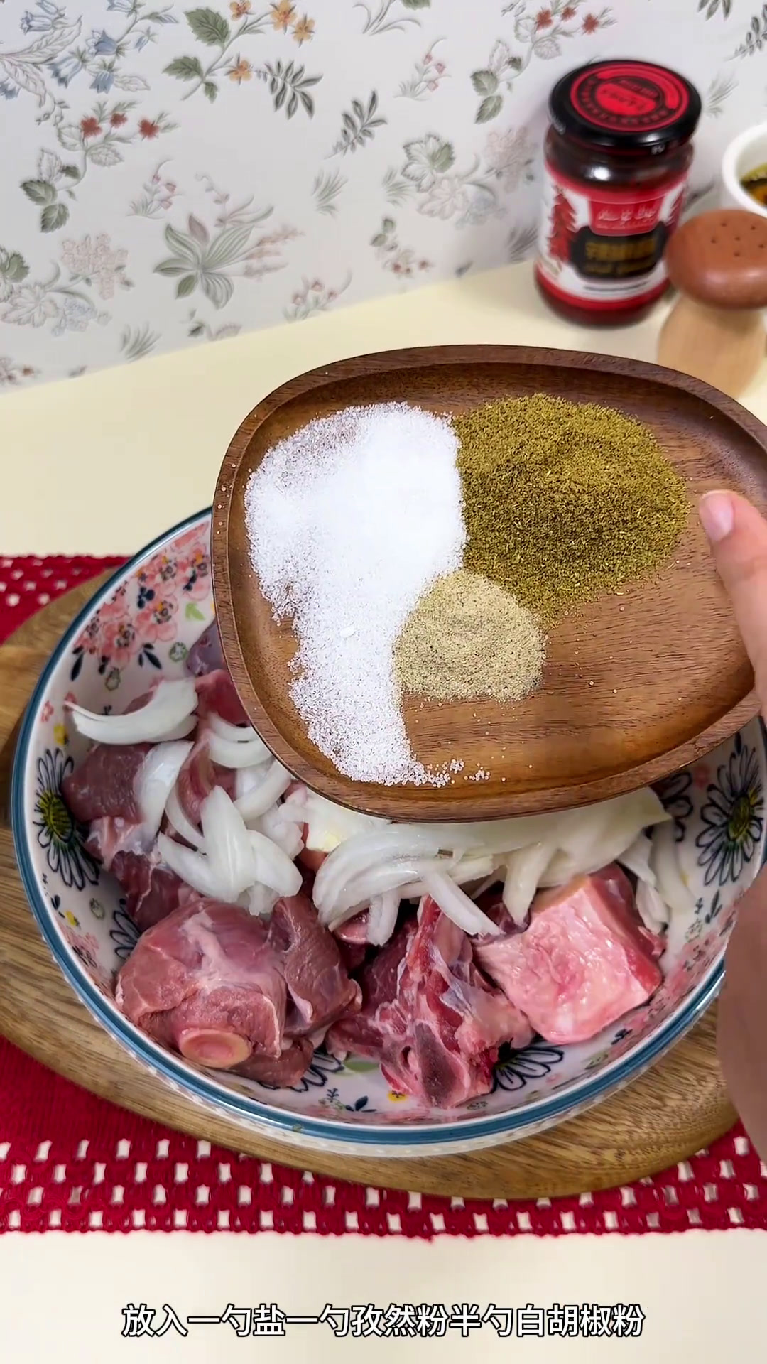焖锅肉 在家做美食 崇吾斯塔目 美食