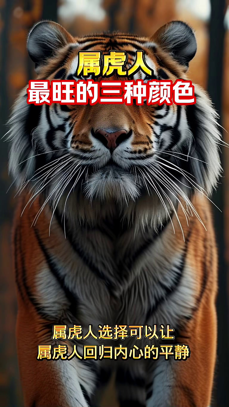 属虎人最旺的三种颜色