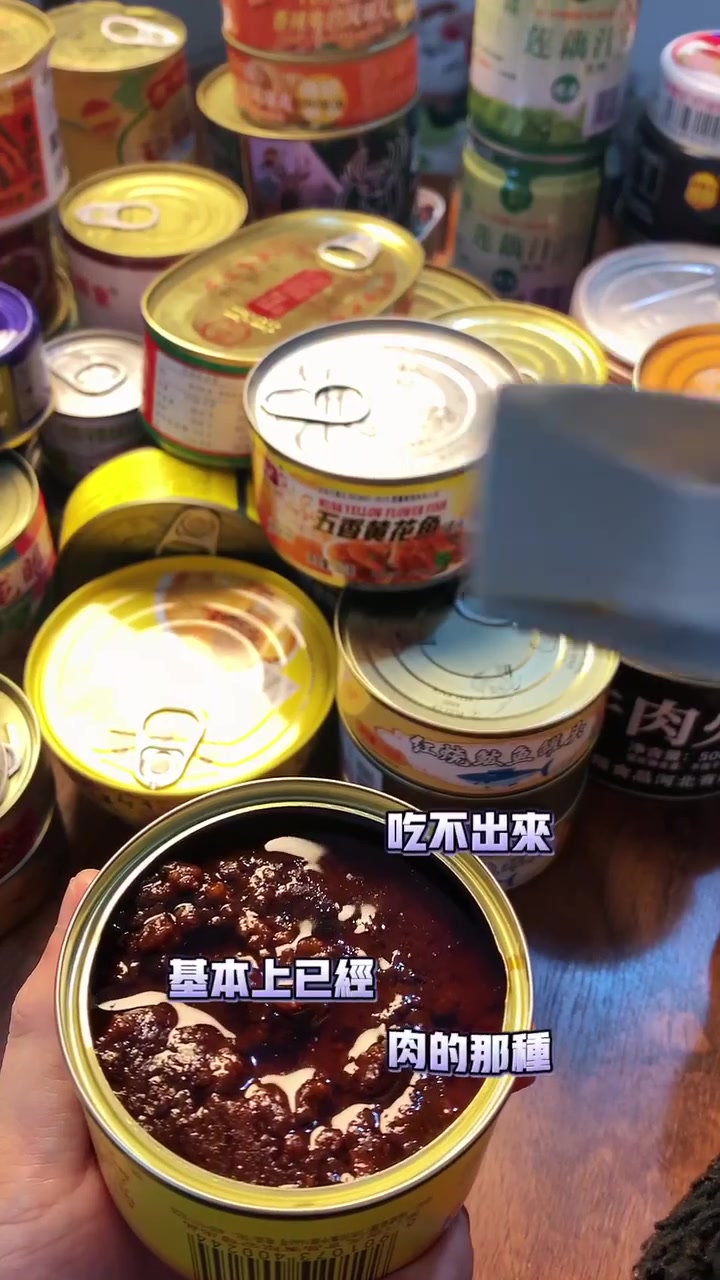 试吃5元古龙肉酱罐头,拌饭拌面味道很顶丨罐头测评