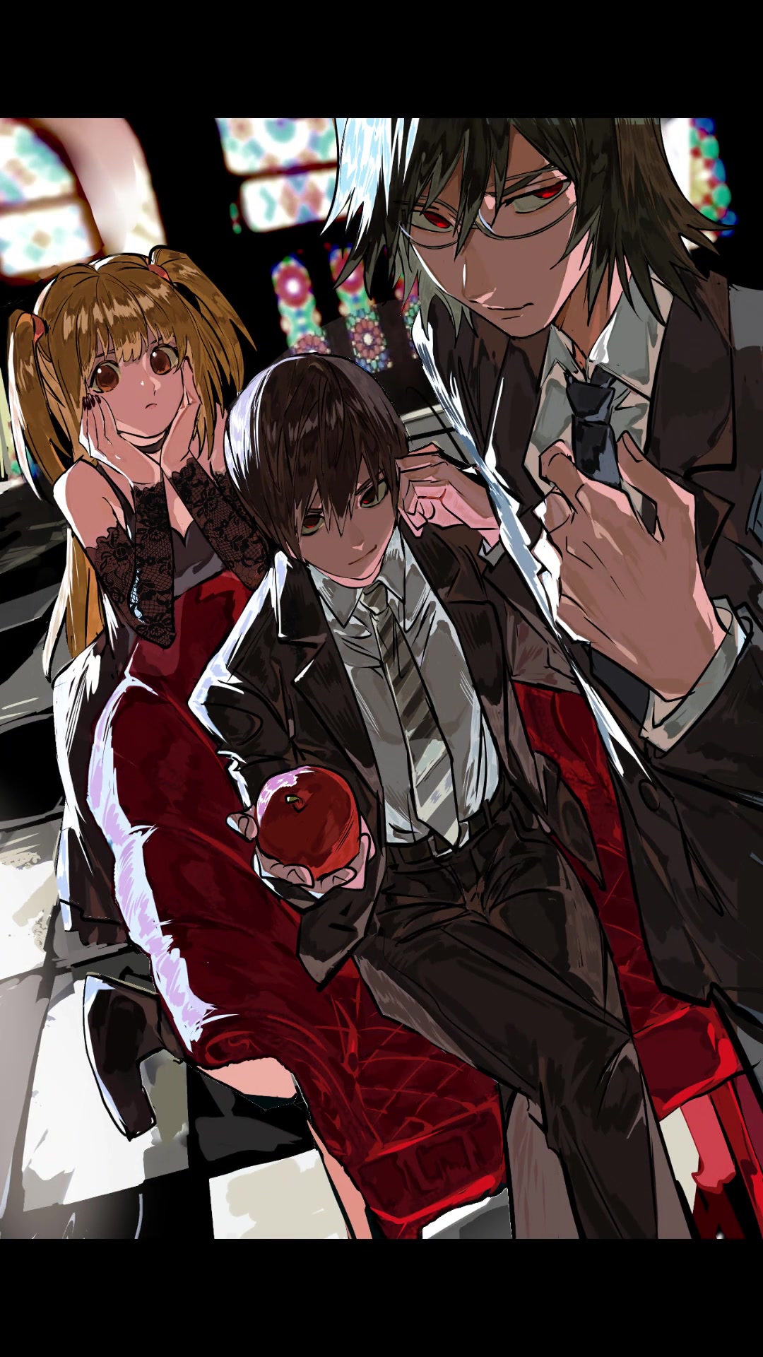 摸鱼的绘画过程