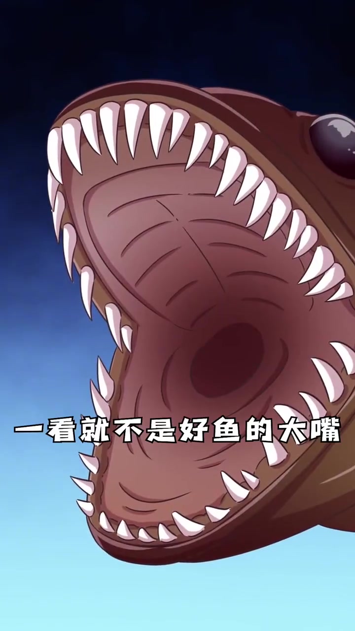 长得丑吃得多,来自海底的黑叉齿鱼告诉你什么叫疯狂的吃货~