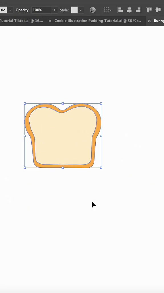 可爱面包插画设计