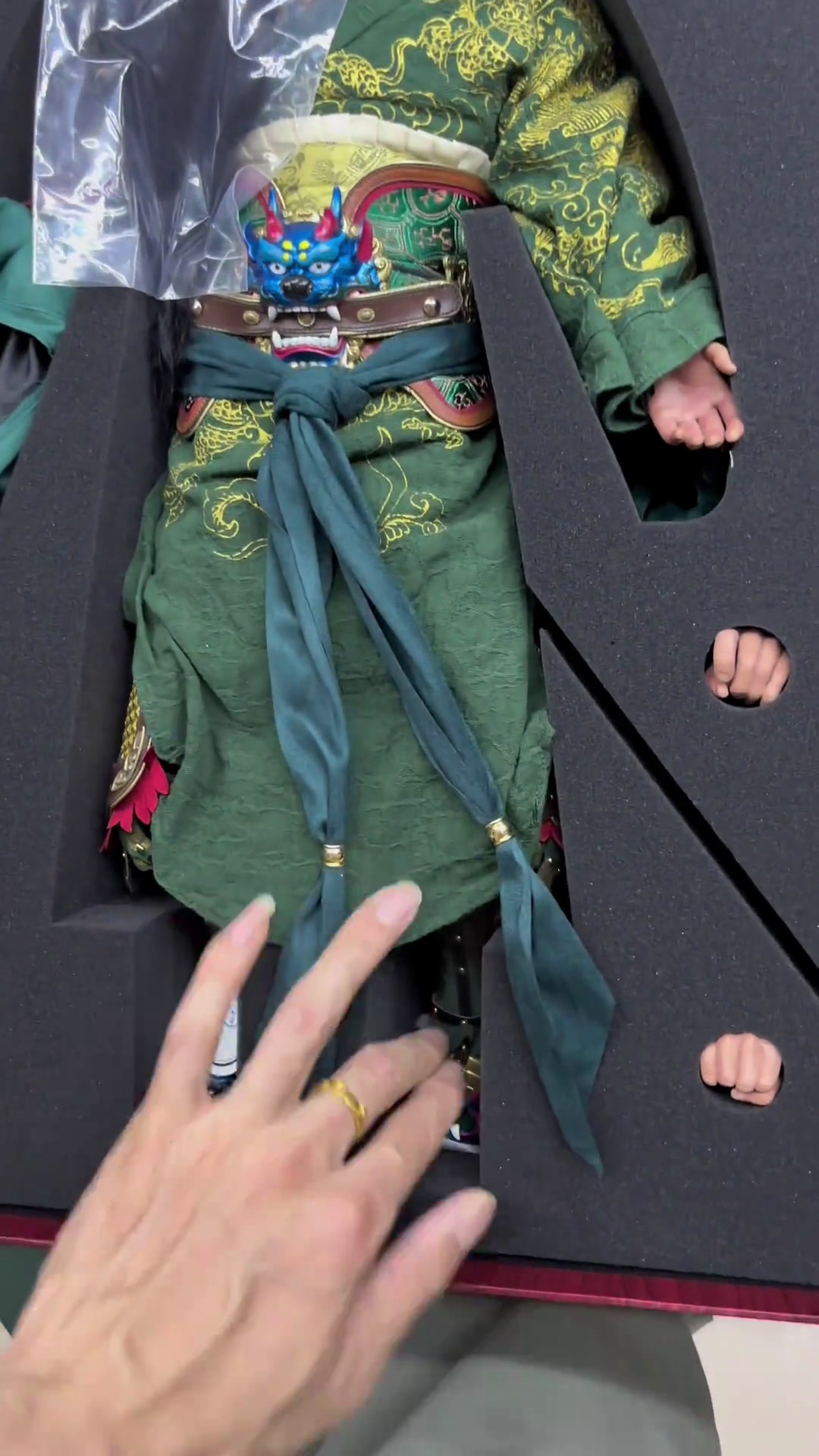 303TOYS 1/4关圣帝君 关羽 大模王开箱!太帅了