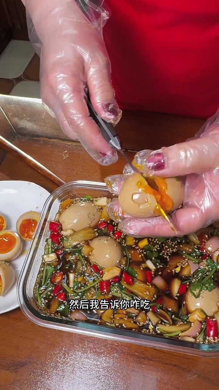 韩式溏心酱鸡蛋教程来啦!东北厨神联盟 安女士美食教程 有用内容创作计划