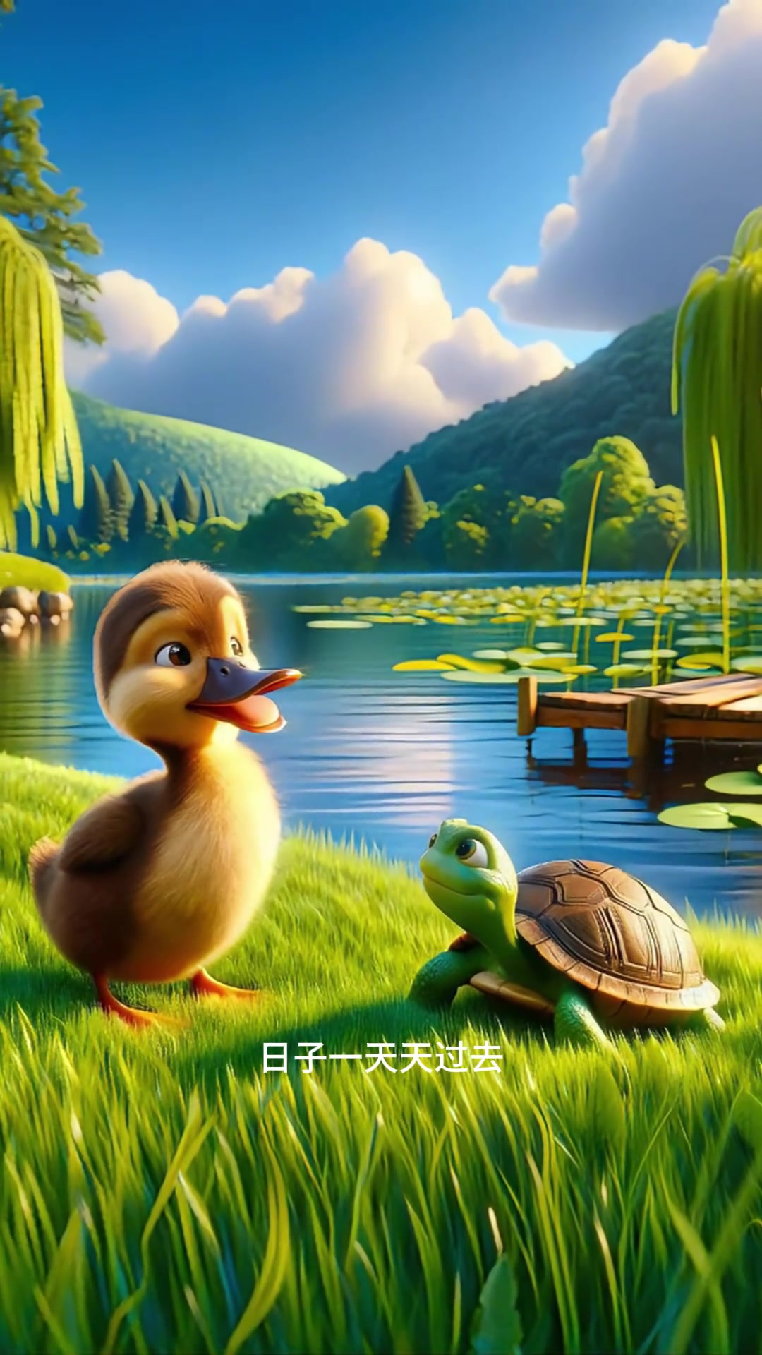 儿童睡前故事:丑小鸭