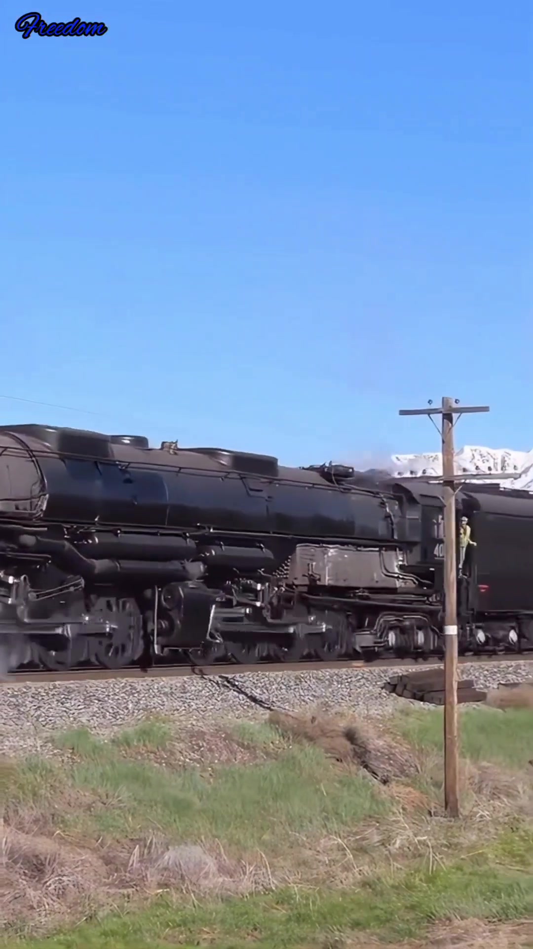 美国大男孩蒸汽机车!