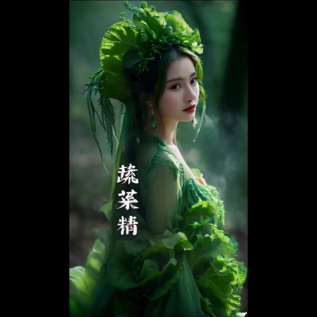 蔬菜成精了!而且还是位美女