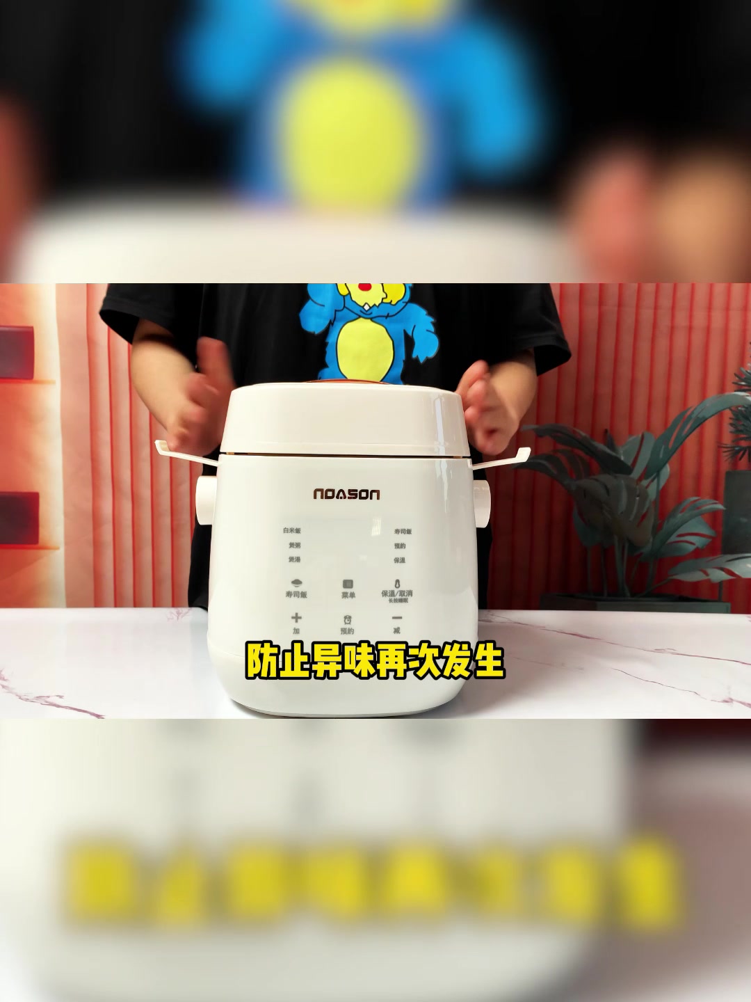 日本诺臣自清洁电饭煲防霉防潮方便好用抗菌多功能迷你精致电饭锅