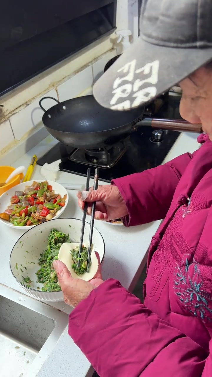 春天遍地都是野菜,和婆婆去大堤上挖了几种野菜回家包饺子,第一次吃荠菜饺子太好吃了