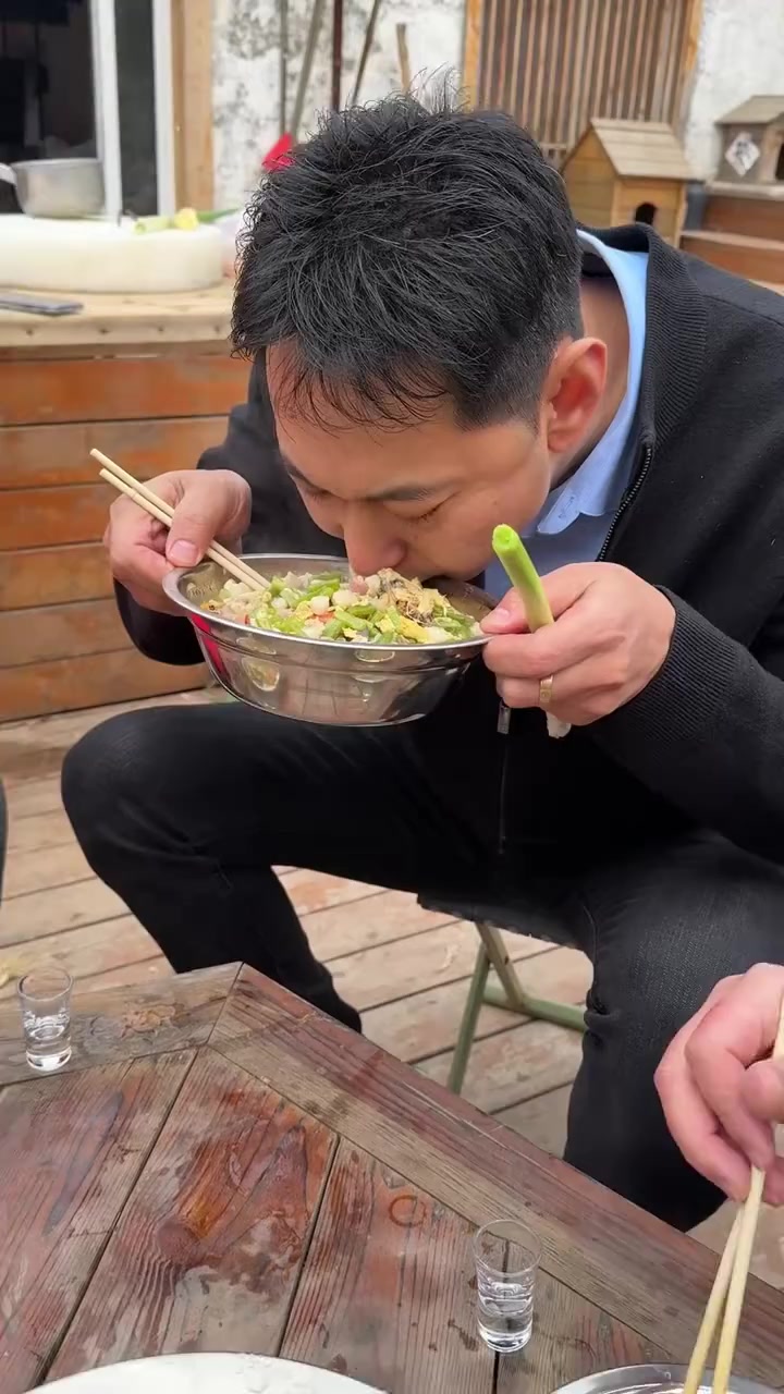 高配高配海鲜打卤面