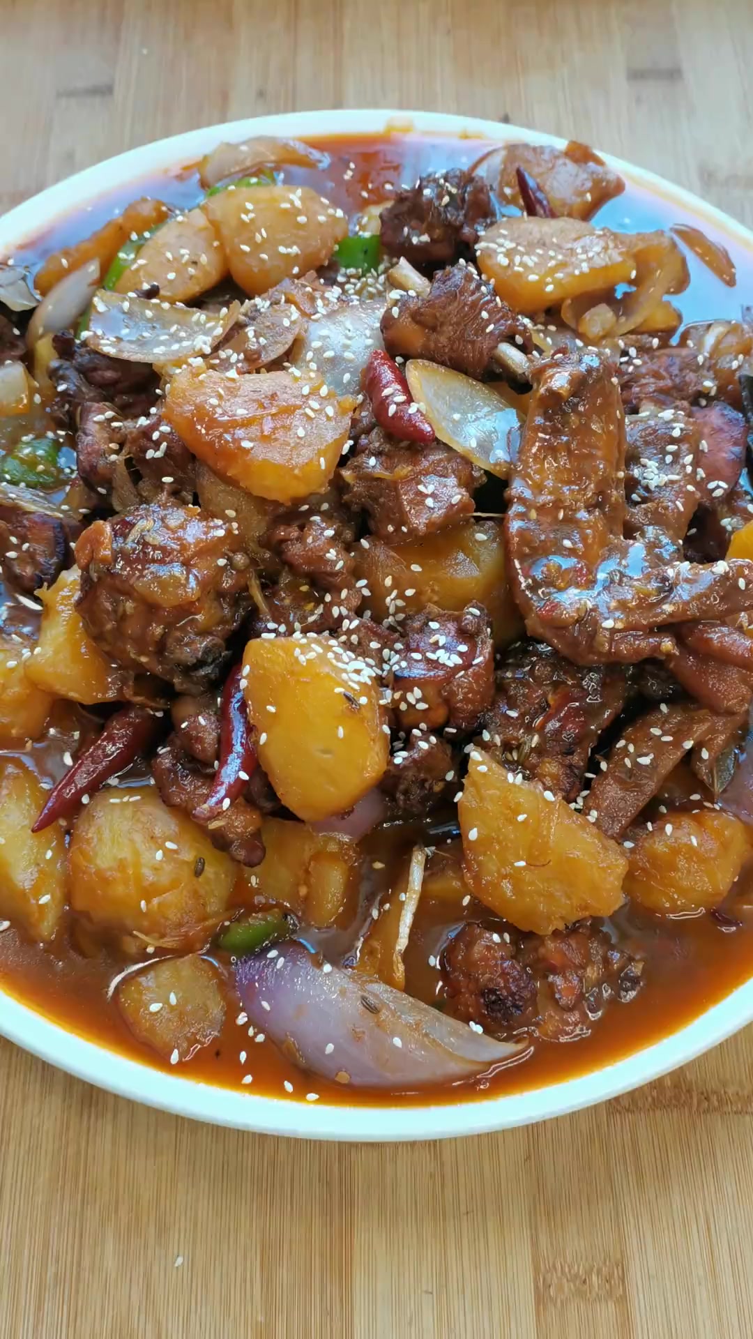 这大盘鸡到底是新疆的正宗还是河南的正宗,都没有自己做的正宗!