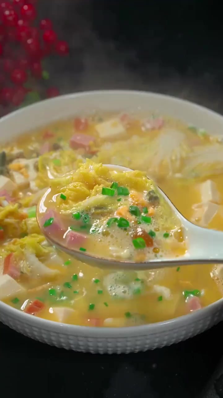广东人都喜欢喝的上汤娃娃菜做法,汤鲜味浓,五分钟就能搞定 上汤娃娃菜 美食教程 家常菜 妈