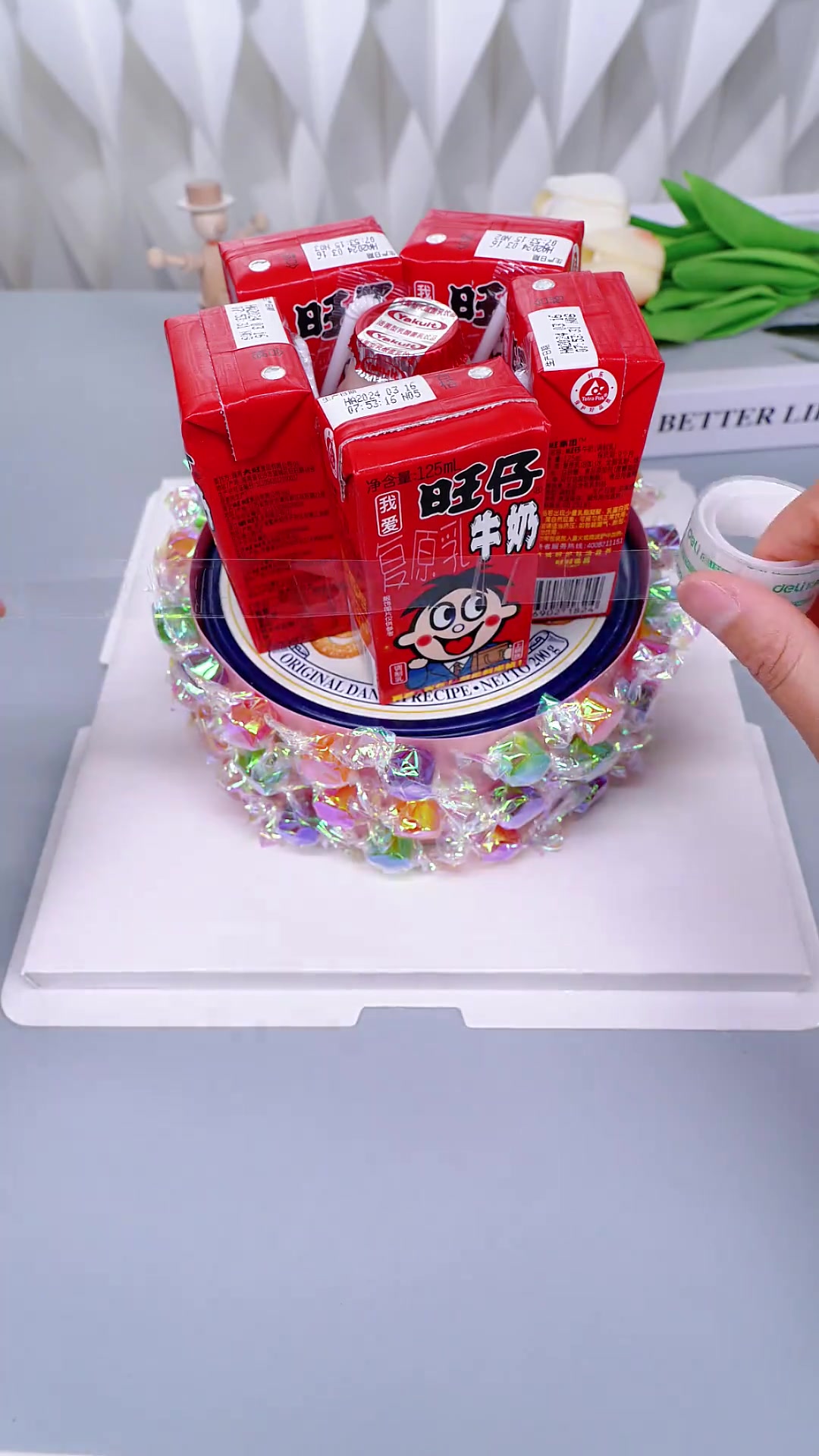 六一儿童节给女宝宝们的礼物来啦!用小零食给孩子做个蛋糕吧,仪式感要拉满!