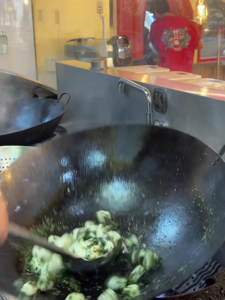 原来这种苔菜年糕真的不是预制菜