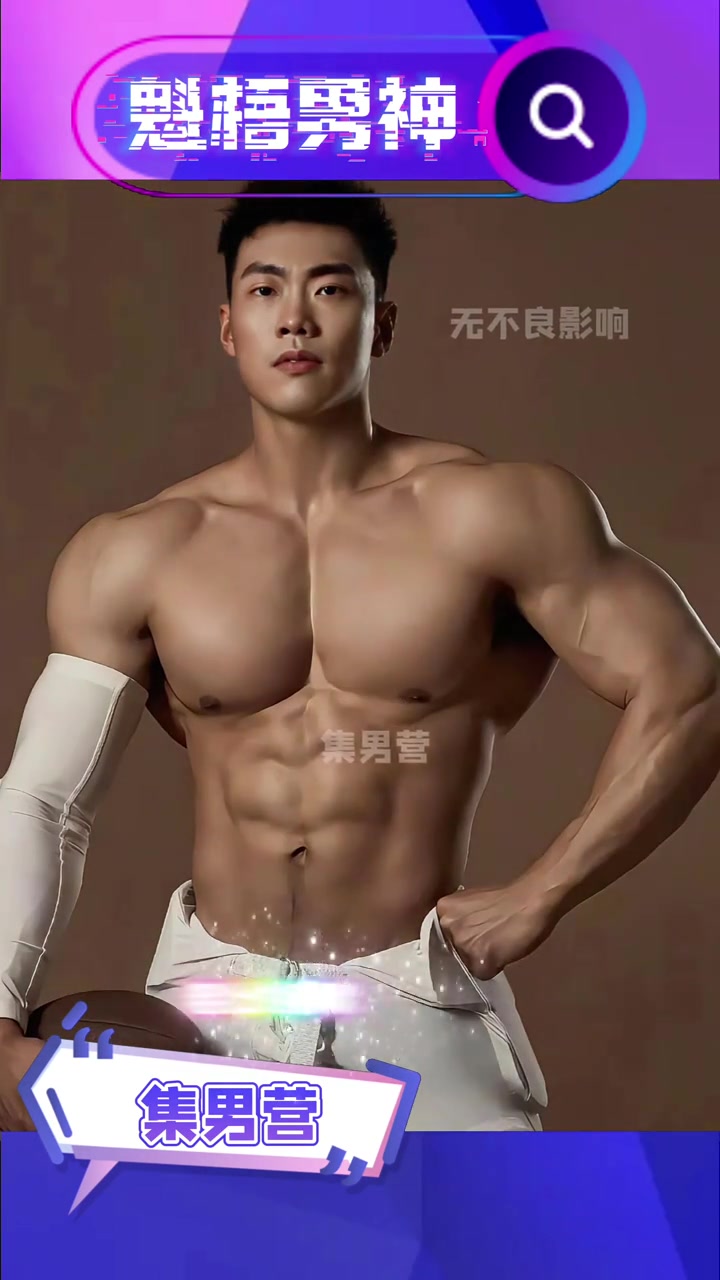 魁梧腱子肉粗壮倒三角线条比例封神了