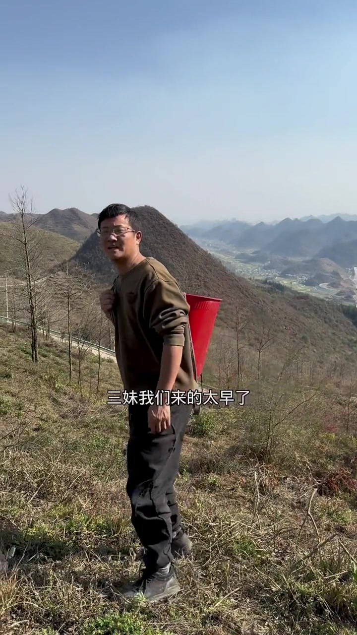 蕨菜炒腊肉好吃,可惜没有找到,春风太大了,回家吧