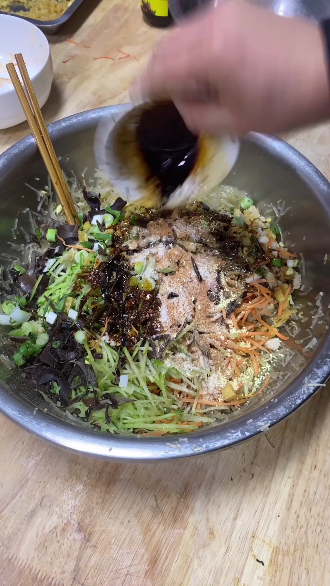 豆芽粉丝包子馅做法