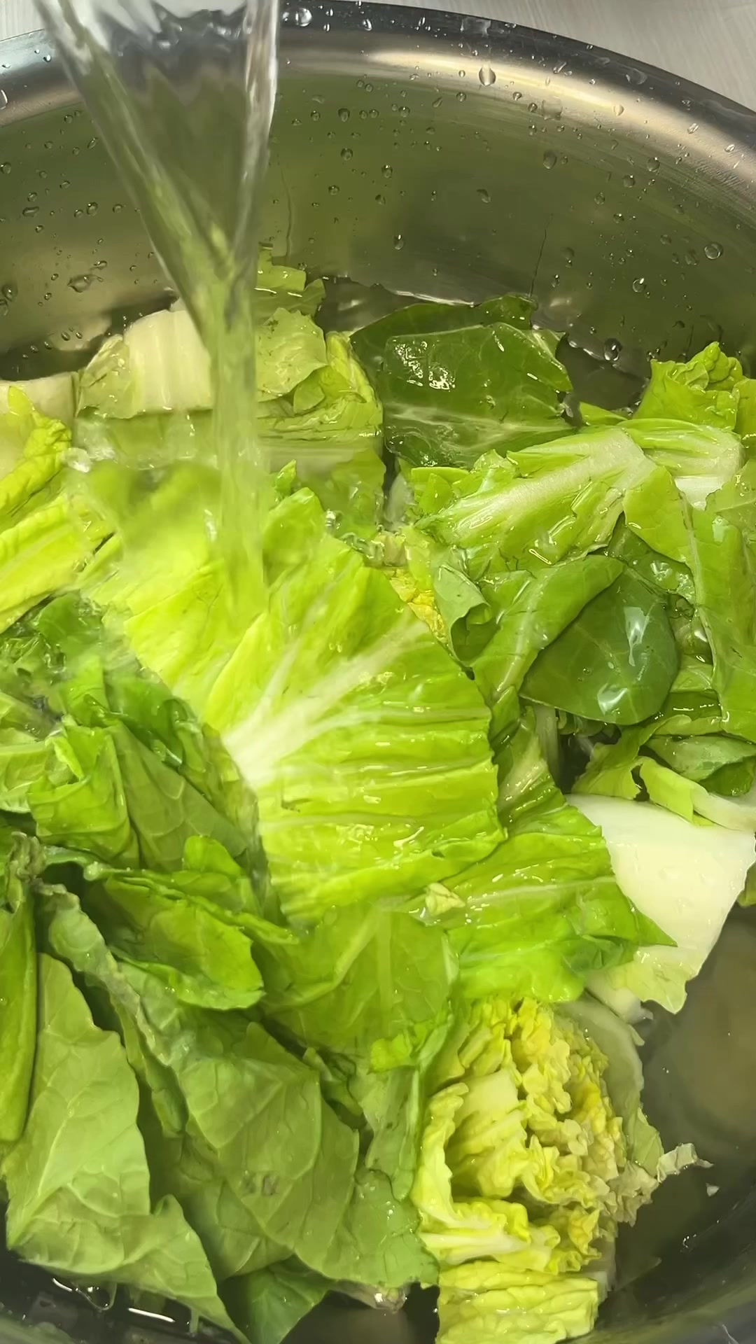 毛白菜这样炒巨好吃