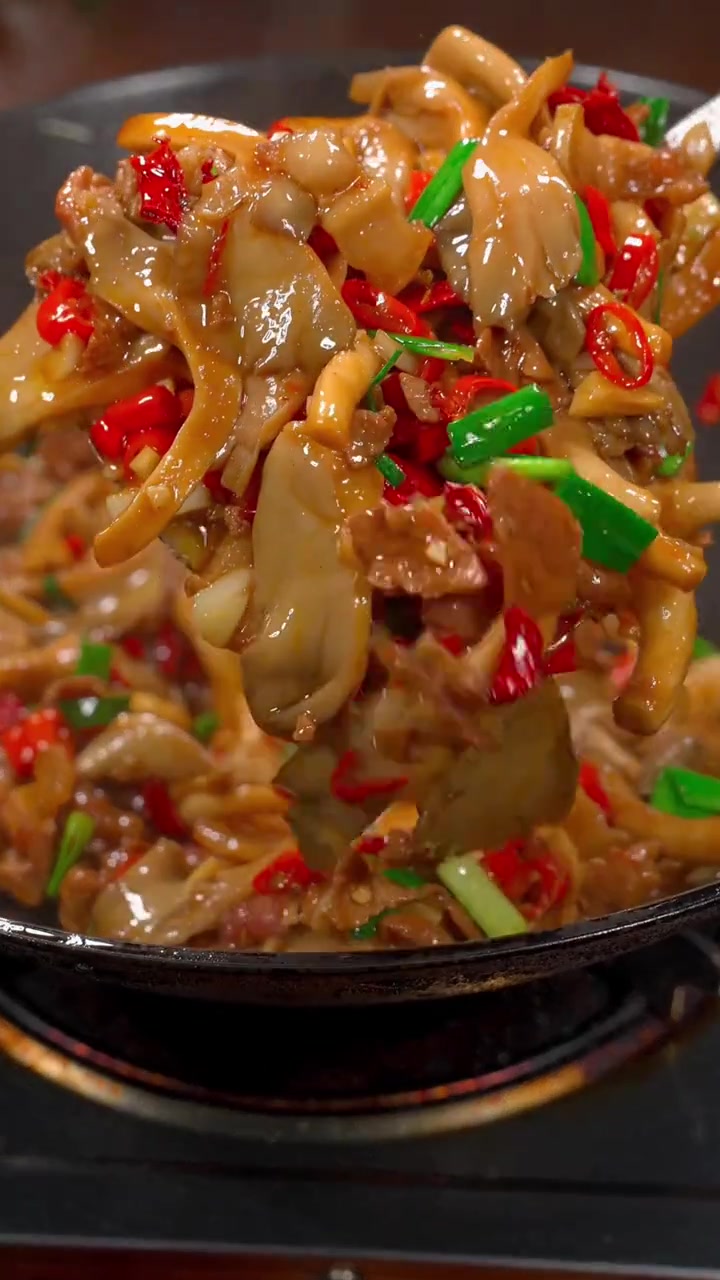 秀珍菇炒肉