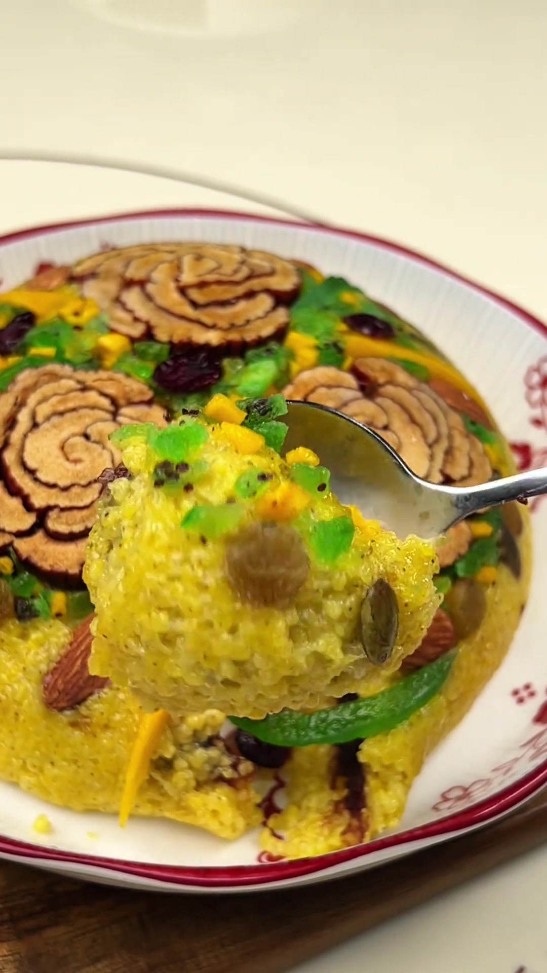 过年的年夜饭餐桌上一定要有这款黄金万两八宝饭