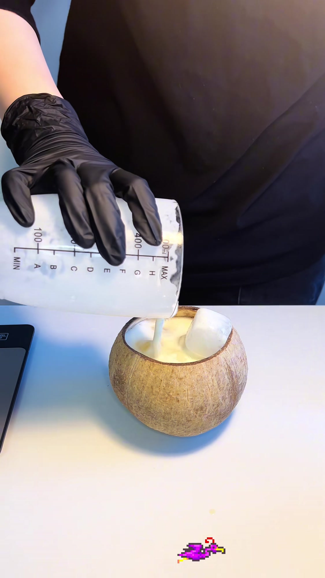 超简单姜岛鸡尾酒,椰林飘香特色饮品制作教程