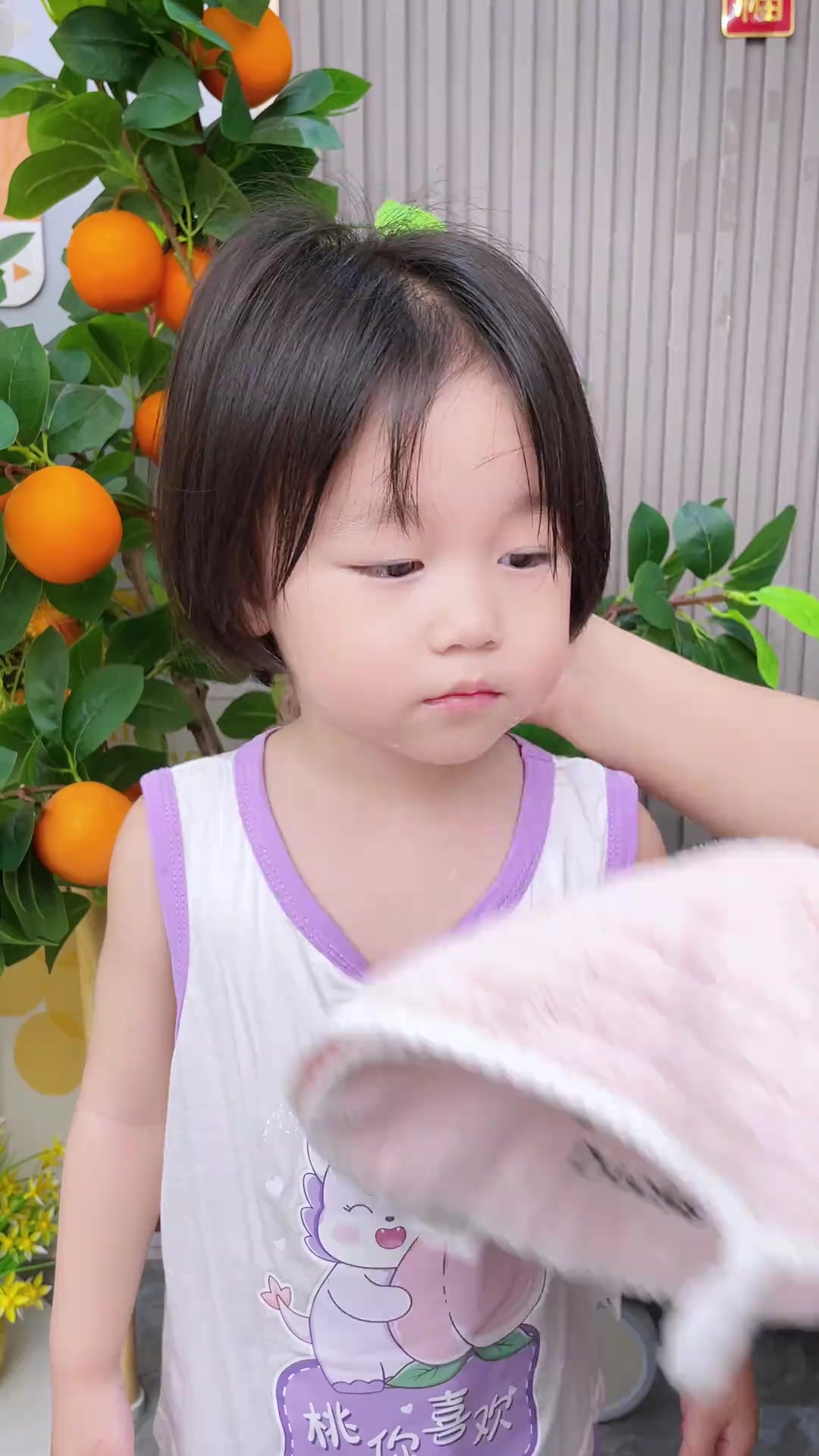 儿童珊瑚绒小毛巾柔软吸水不掉毛卡通小天鹅口水巾洗脸,美观又实用