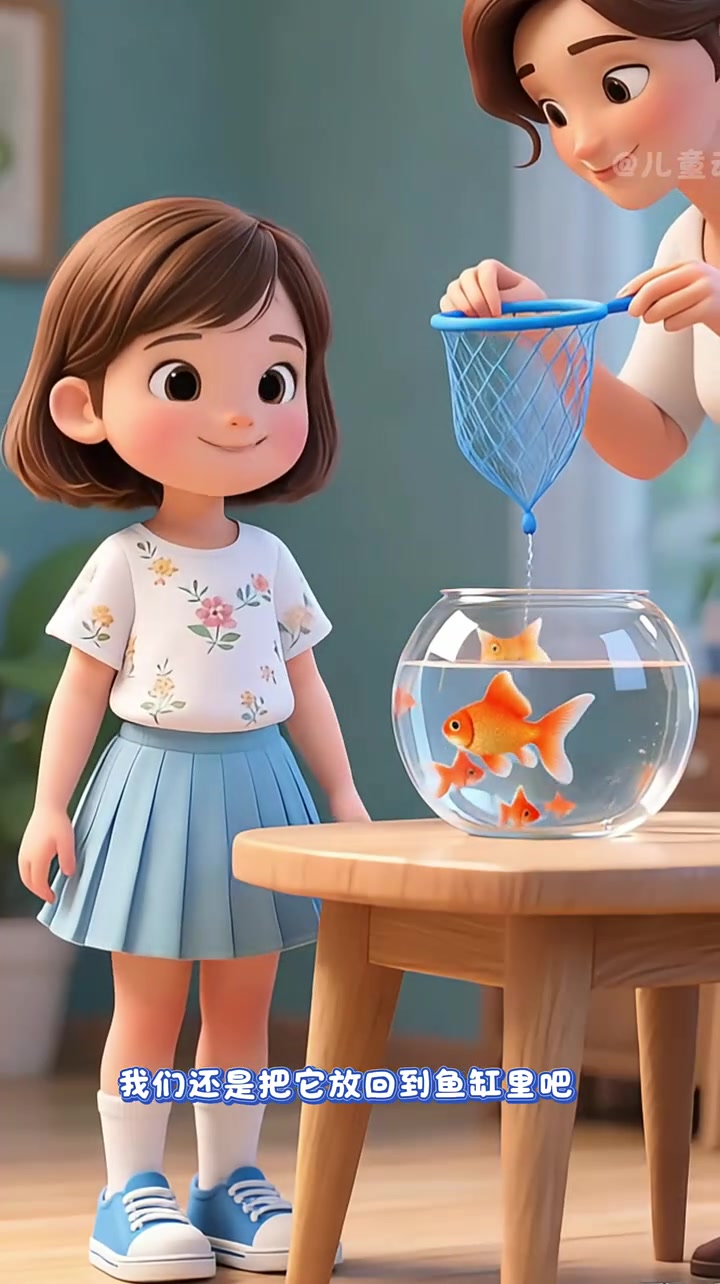 早教动画:为什么小金鱼一定要生活在水里?