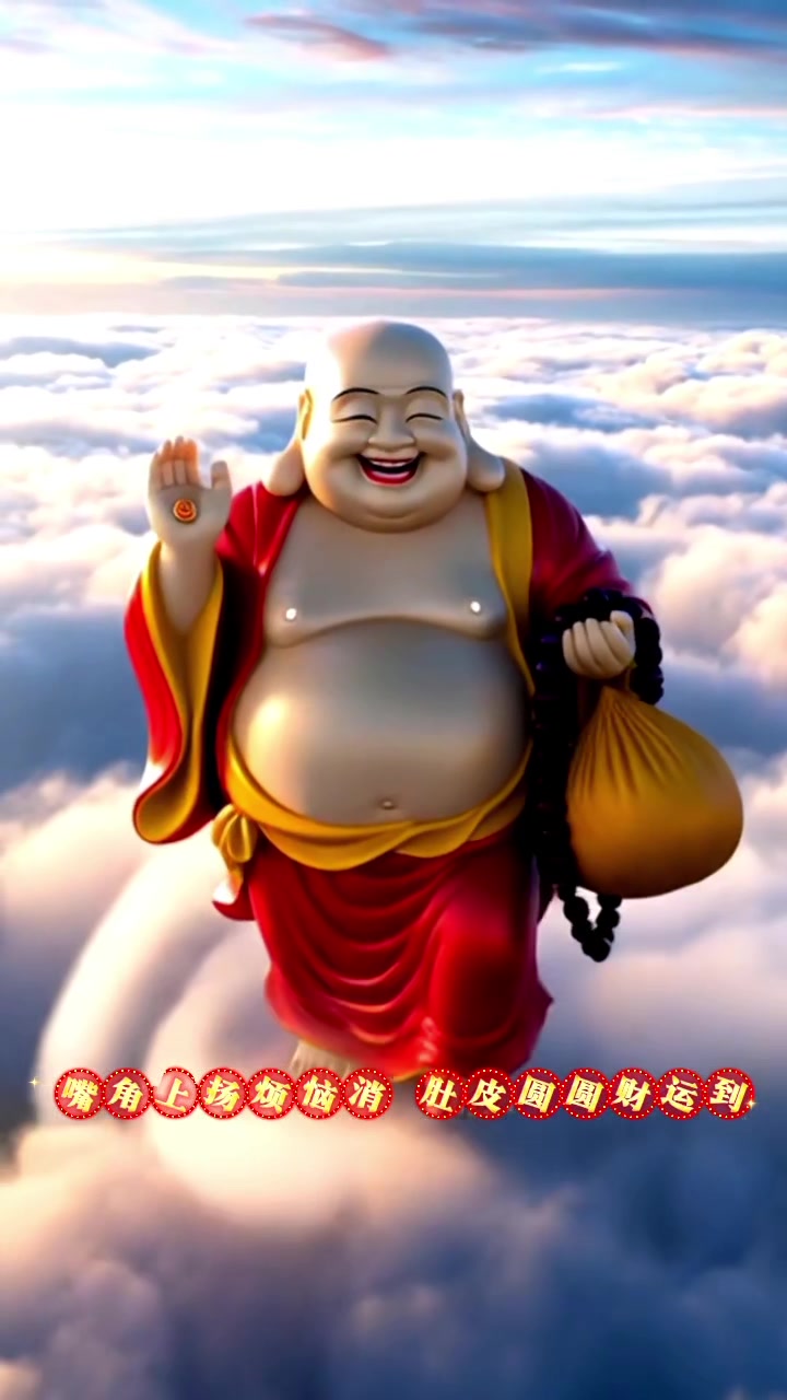 弥勒佛送福啦 接住这波好运暴击!