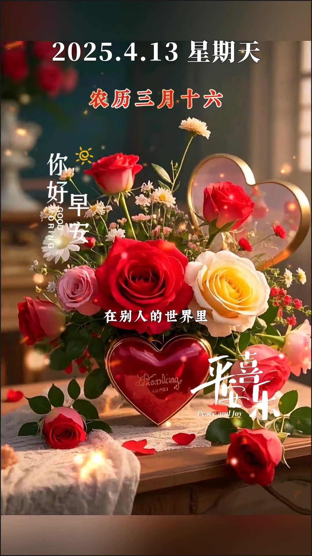 早安心语正能量,愿你眼里有风景心中有美好