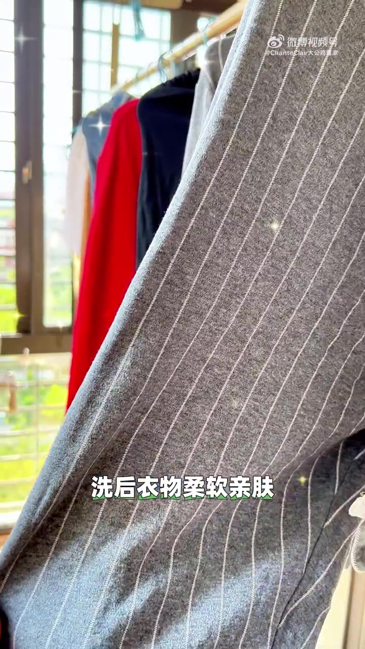 这款大公鸡管家的洗衣皂液真的绝!污渍油渍搓一搓就没,洗完衣服还带着淡雅白苔香,穿在身上心情